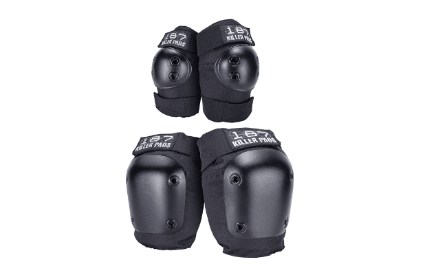 187 Killer Pads Pro Elbow-Knee Pads Combo Pack