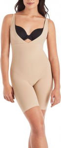 Maidenform Women's Body Shaper, offering full-body coverage with adjustable straps and bathroom-friendly access.