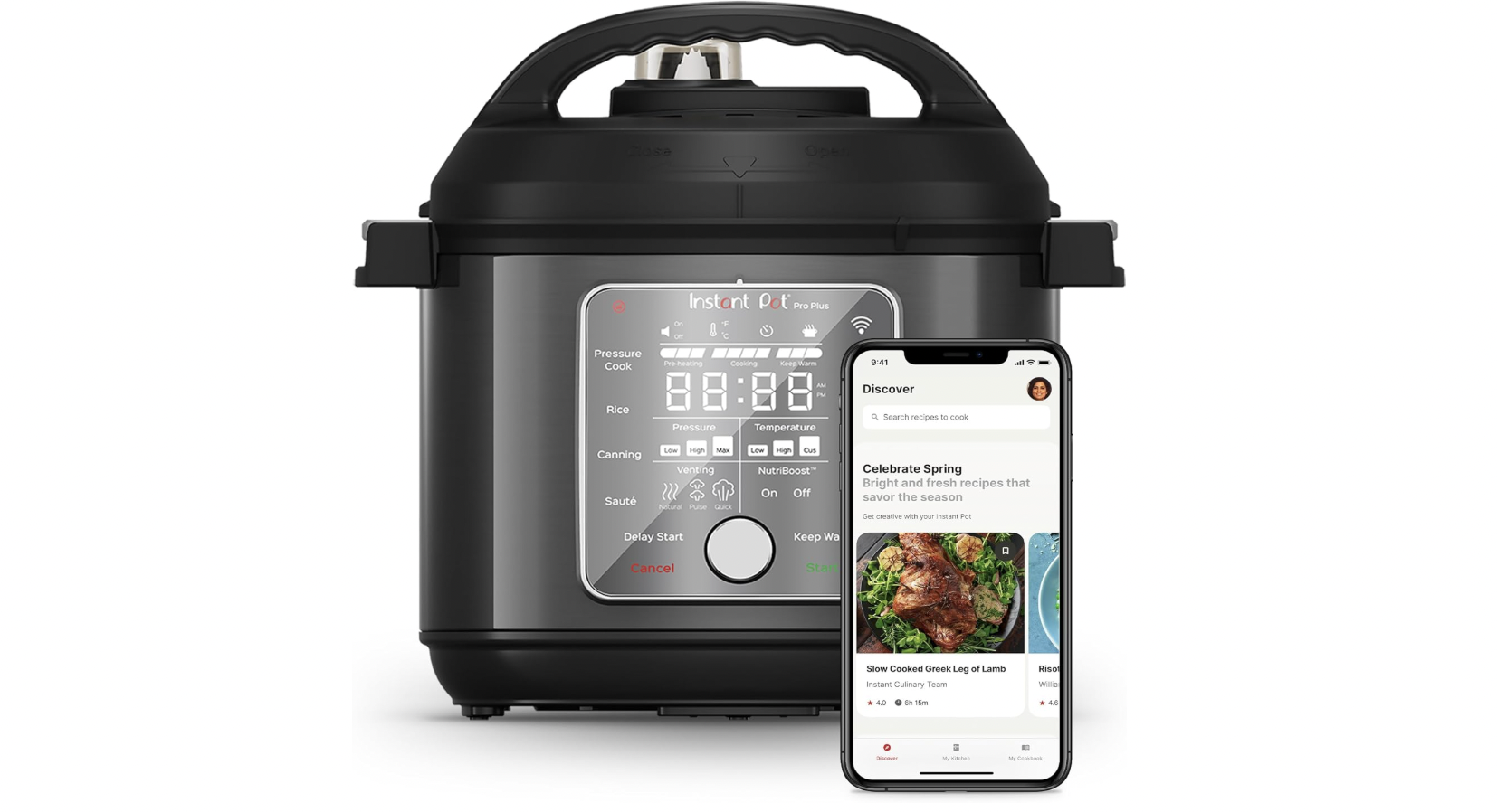 Instant Pot Pro Plus Smart Multi-Cooker with WiFi Connectivity and App-Controlled Cooking